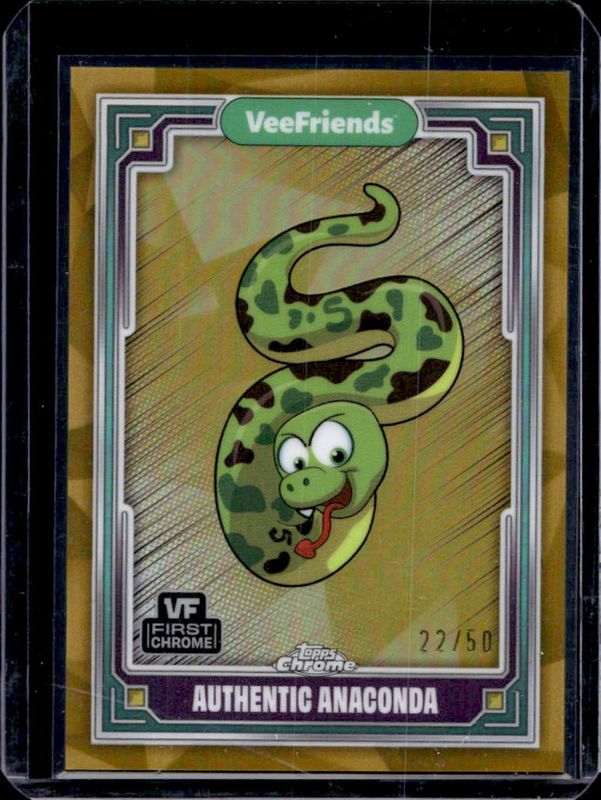 2025 Topps Chrome VeeFriends #20 Gold Refractor /50