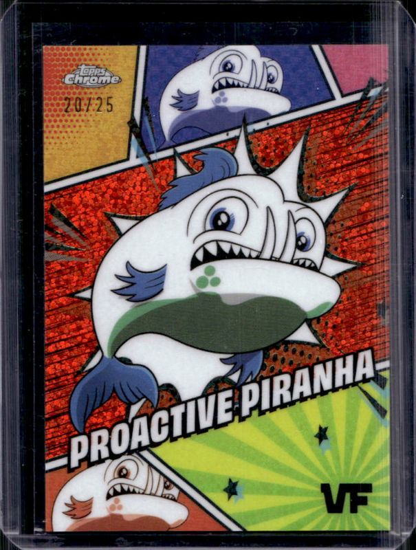 2025 Topps Chrome VeeFriends #MSS-98 Manga Speckle - Orange Speckle /25