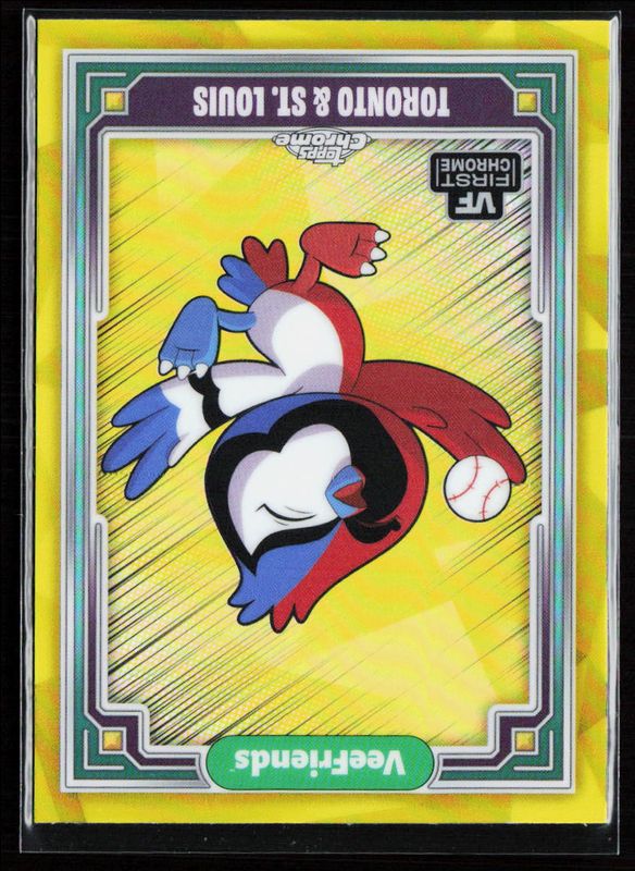 2025 Topps Chrome VeeFriends #94 Yellow Refractor