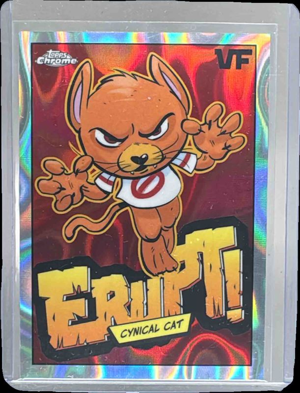 2025 Topps Chrome VeeFriends #E-5 Erupt!
