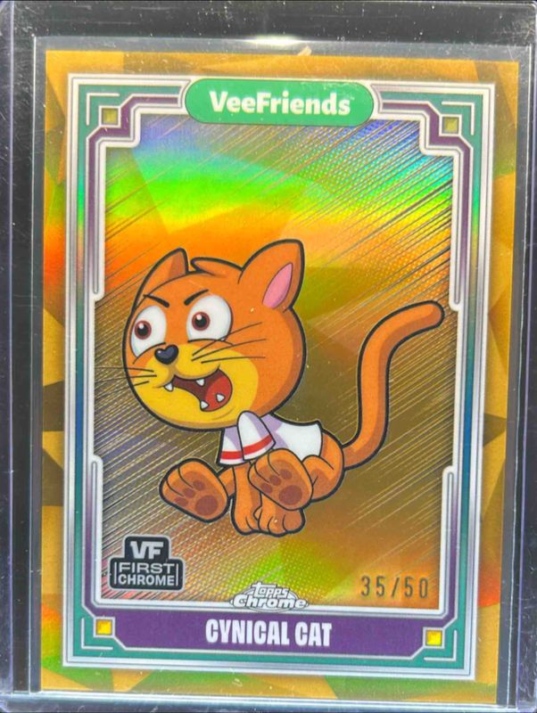 2025 Topps Chrome VeeFriends #44 Gold Refractor /50