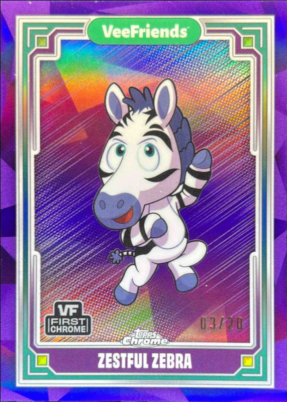 2025 Topps Chrome VeeFriends #95 Purple Refractor /20