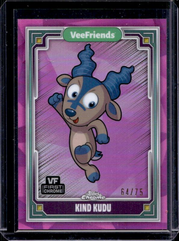 2025 Topps Chrome VeeFriends #33 Pink Refractor /75