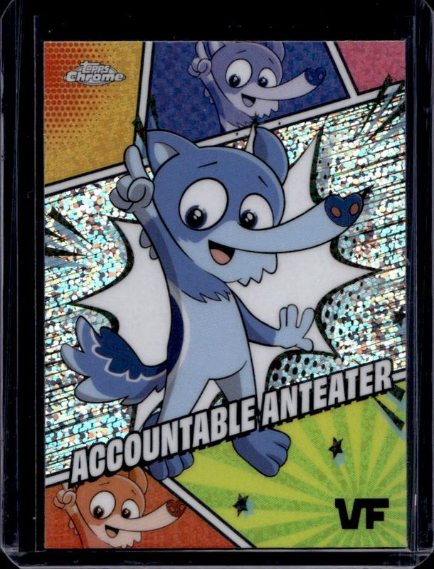 Accountable Anteater 2025 Topps Chrome VeeFriends #MSS-19 Manga Speckle RAW