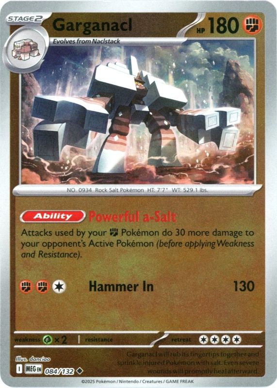 garganacl pokemon card value 2023 - Scarlet & Violet - Paradox Rift - Illustration Rare heal 20 damage from each of your Pokmon Garganacl Price & Card Details