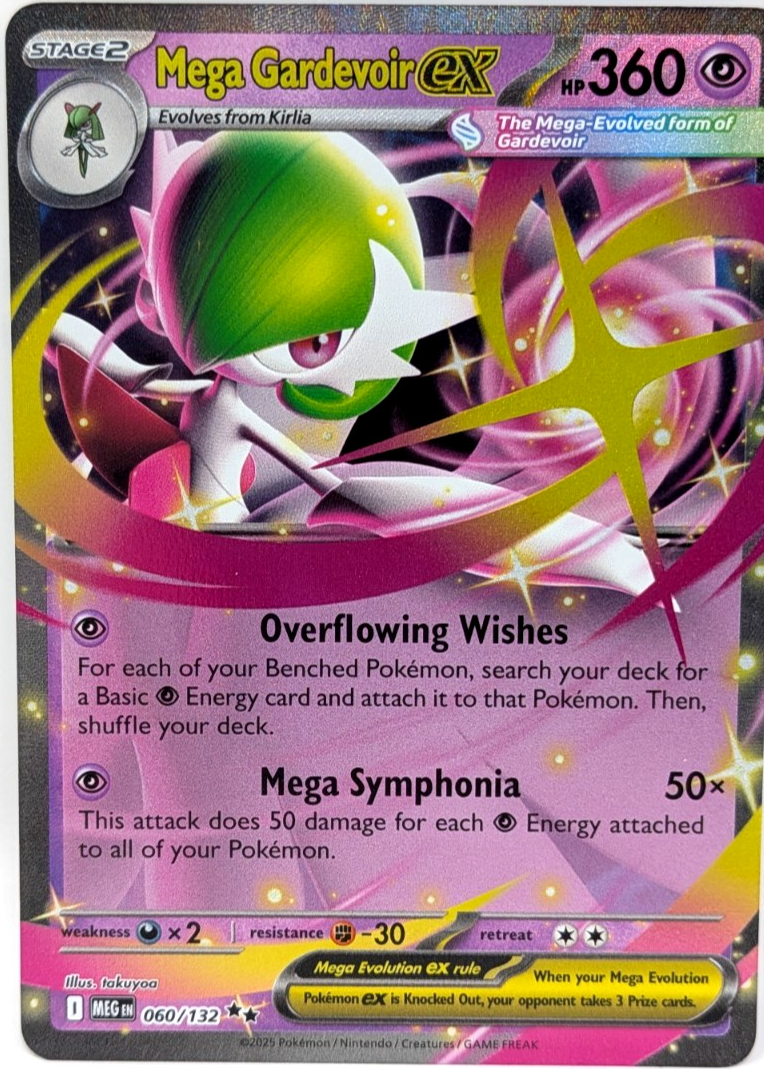 Mega Gardevoir ex 2025 Mega Evolution #060/132 Double Rare Price