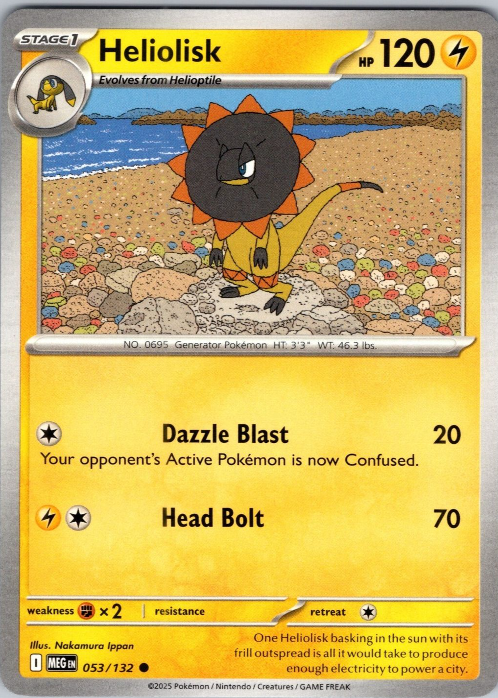 Heliolisk 2025 Mega Evolution #053/132 Base Price Guide - Sports Card  Investor