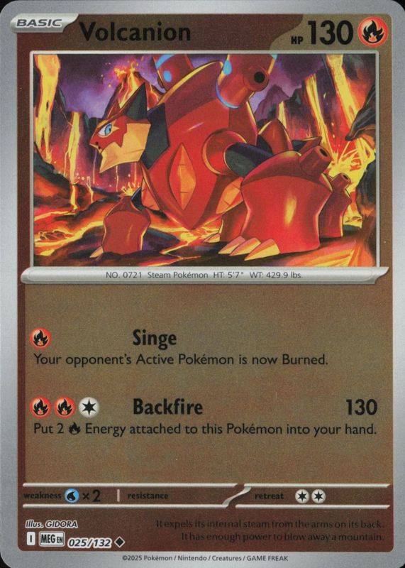 2025 Mega Evolution #025/132 Reverse Holo