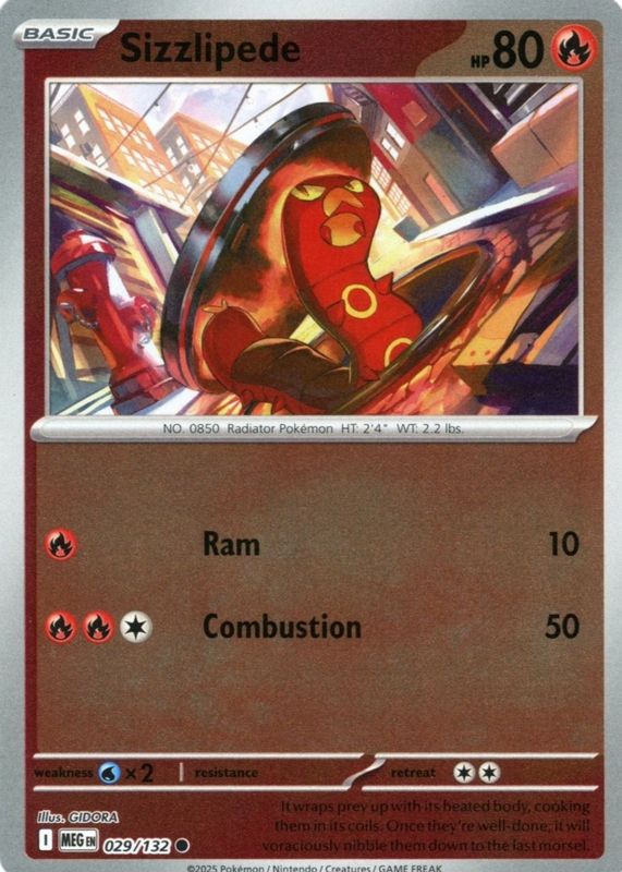 2025 Mega Evolution #029/132 Reverse Holo