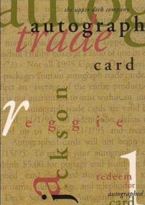 1995 Upper Deck Autographs Redemptions