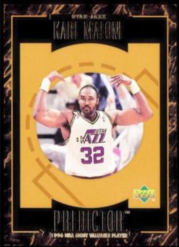 Karl Malone 1995 Upper Deck #R8 Predictors: MVP RAW