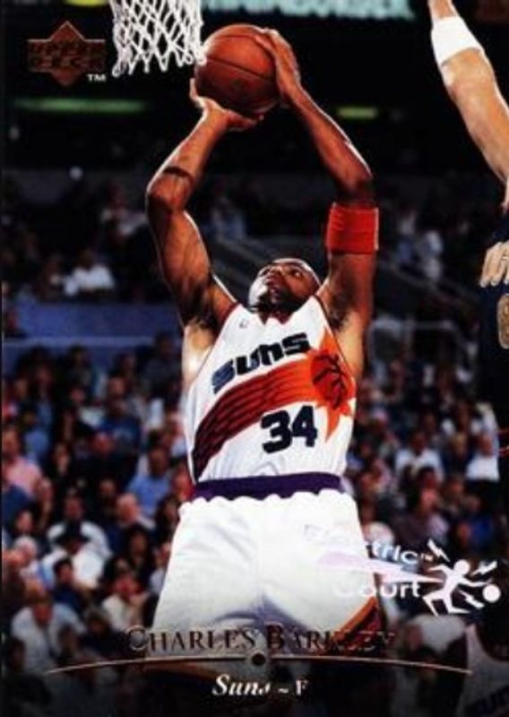 Charles Barkley 1995 Upper Deck #294 Electric Court RAW