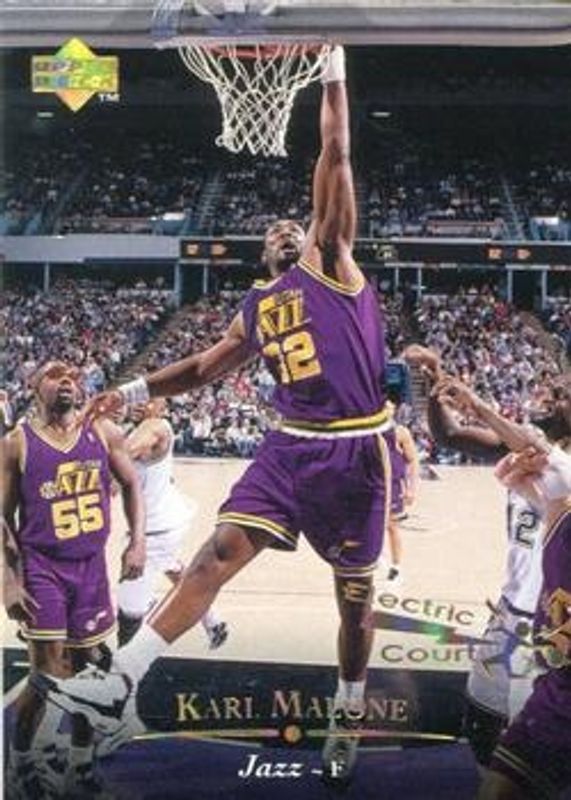 Karl Malone 1995 Upper Deck #69 Electric Court Gold RAW