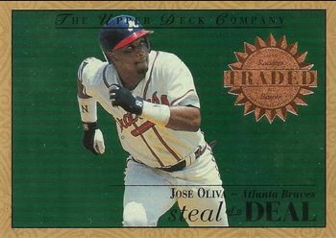 Jose Oliva 1995 Upper Deck #SD4 Steal of a Deal RAW