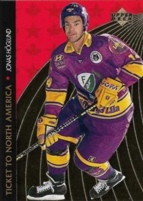 1995 Upper Deck Swedish Elite #NA8 Ticket to North America