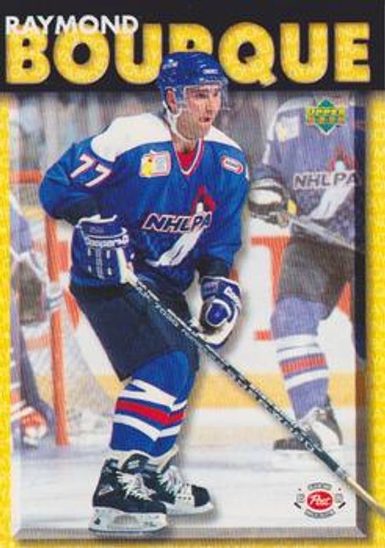 Ray Bourque 1995 Upper Deck Post Cereal #1 Base RAW