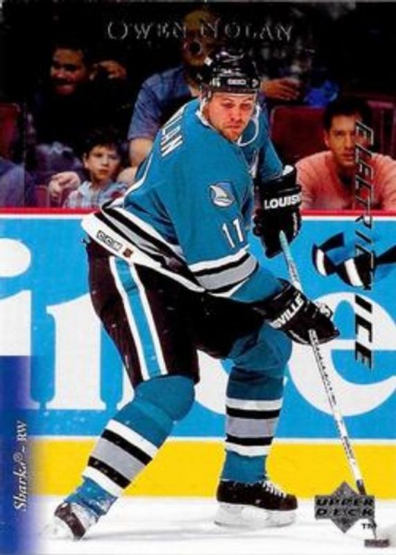 Owen Nolan 1995 Upper Deck #495 Electric Ice RAW