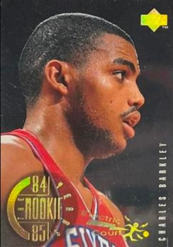 Charles Barkley 1995 Upper Deck #136 Electric Court Gold RAW