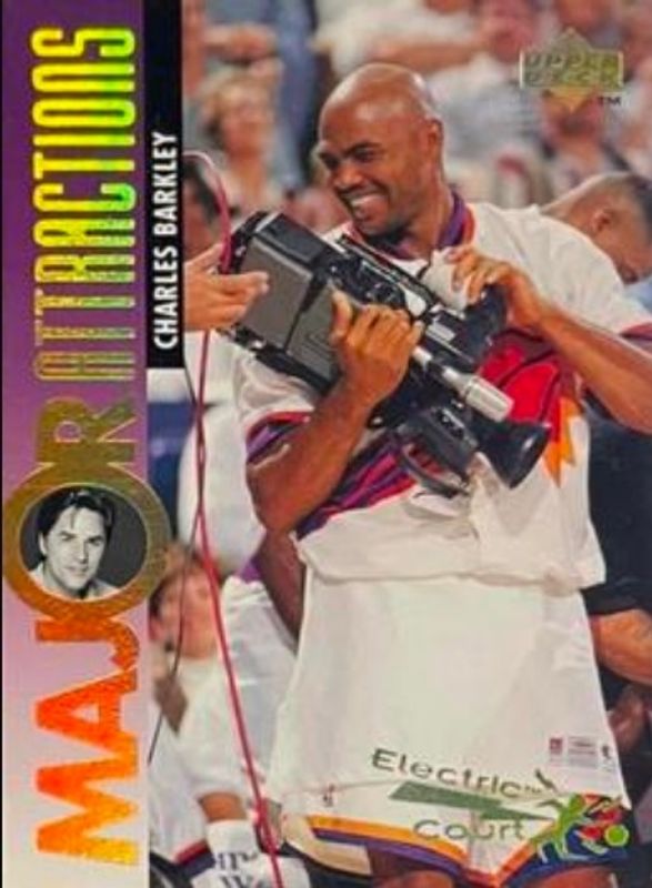 Charles Barkley 1995 Upper Deck #342 Electric Court Gold RAW