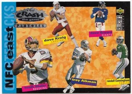 1995 Upper Deck Collector's Choice Update #CP4 You Crash the Game: The Playoffs - Silver