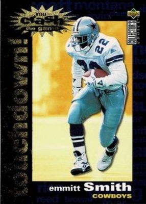 1995 Upper Deck Collector's Choice #C15 You Crash the Game Gold Touchdown! Exchange
