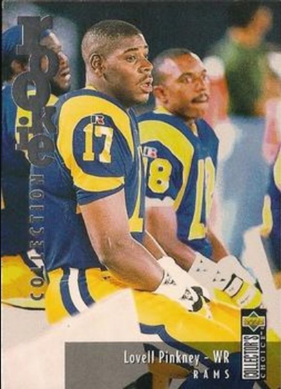 Lovell Pinkney 1995 Upper Deck Collector's Choice Update #U33 Silver Rookie RAW