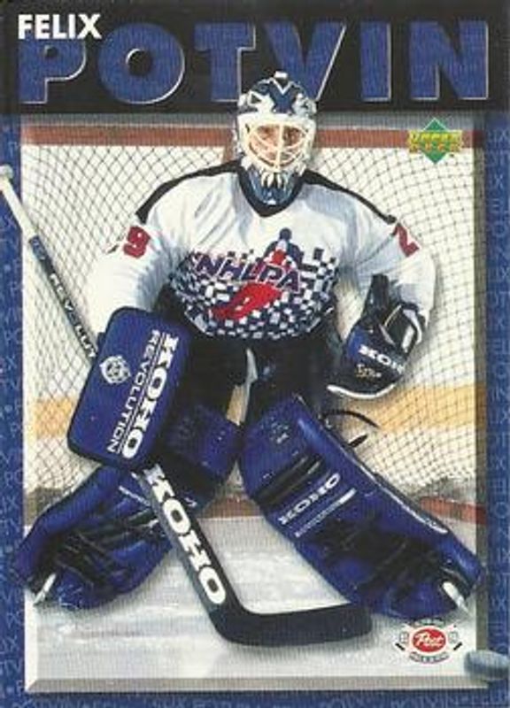 Felix Potvin 1995 Upper Deck Post Cereal #22 Base RAW