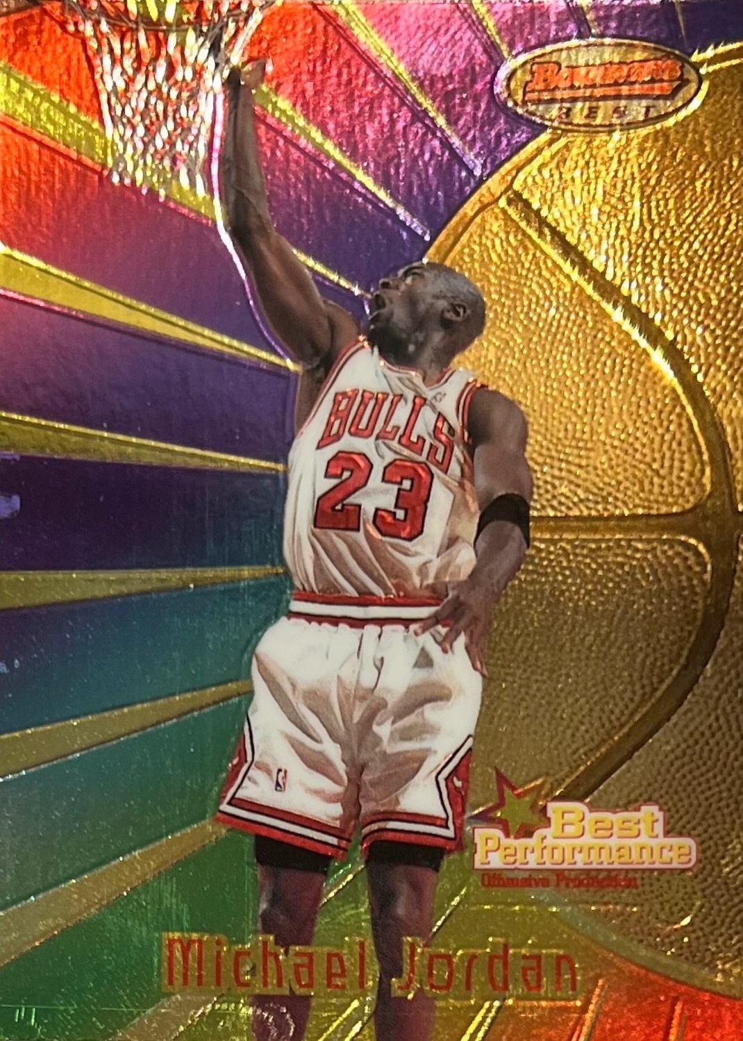 Michael Jordan 1997 Bowman's Best #96 Best Performance Price Guide