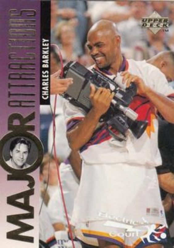 Charles Barkley 1995 Upper Deck #342 Electric Court RAW