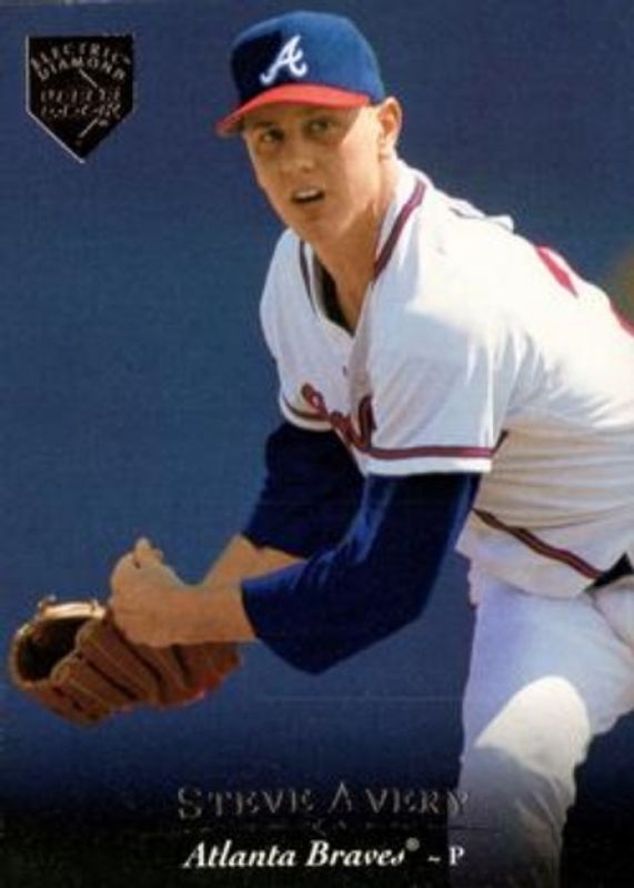 Steve Avery 1995 Upper Deck #292 Electric Diamond Gold Rookie RAW