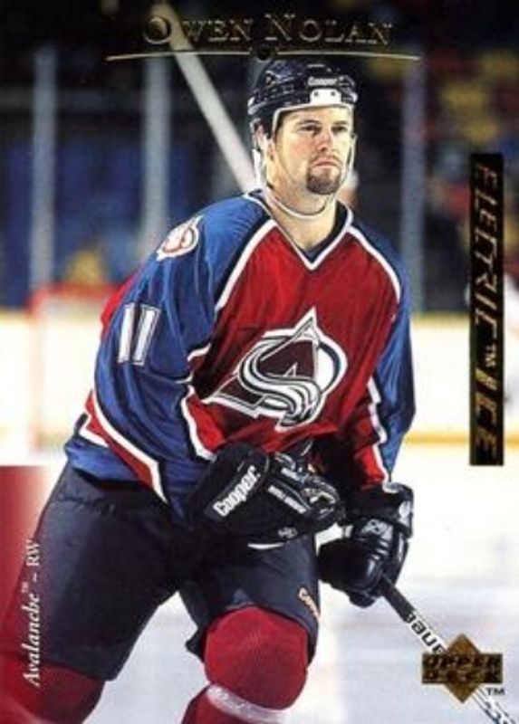 Owen Nolan 1995 Upper Deck #176 Electric Ice Gold RAW