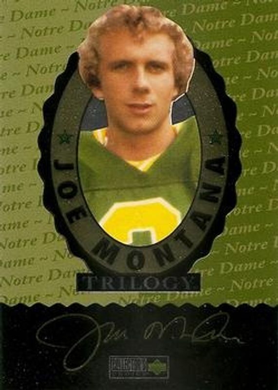 1995 Upper Deck Collector's Choice Joe Montana Trilogy