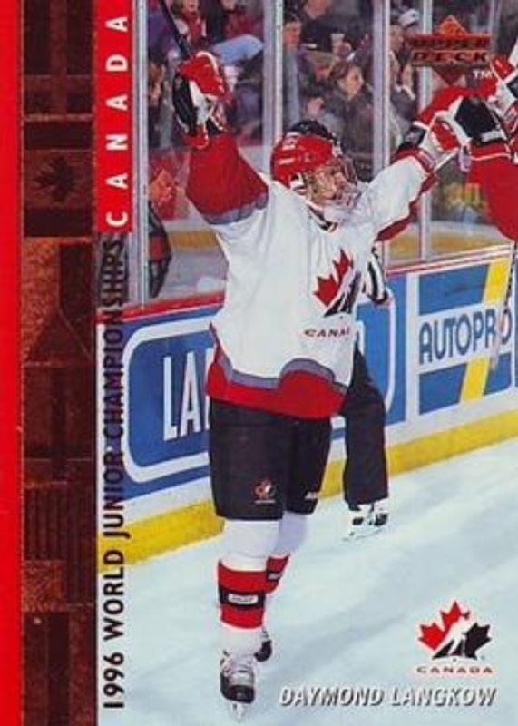Daymond Langkow 1995 Upper Deck #526 Base Rookie RAW