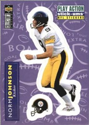 1996 Upper Deck Collector's Choice Update #S9 Play Action Stick Ums