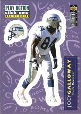 1996 Upper Deck Collector's Choice Update #S14 Play Action Stick Ums