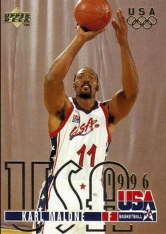 Karl Malone 1995 Upper Deck #318 Base RAW