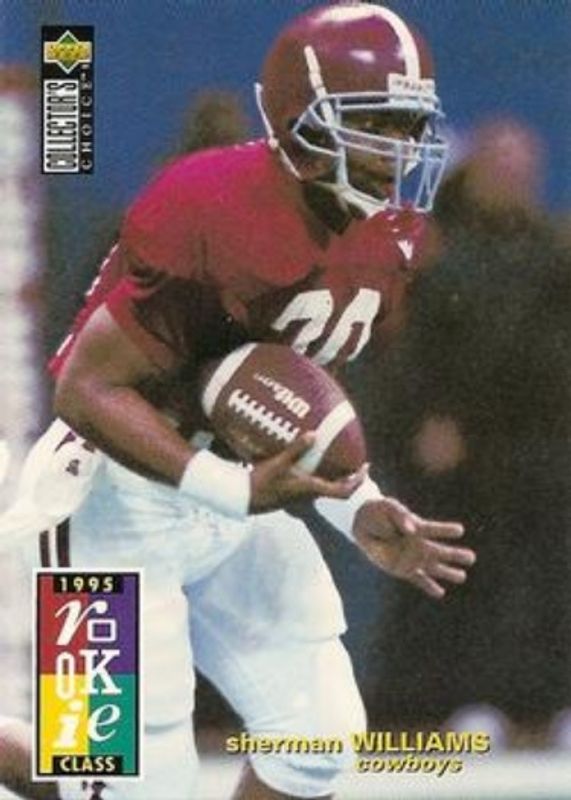 Sherman Williams 1995 Upper Deck Collector's Choice #25 Base Rookie RAW
