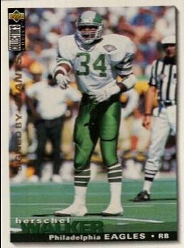 Herschel Walker 1995 Upper Deck Collector's Choice #152 Base RAW