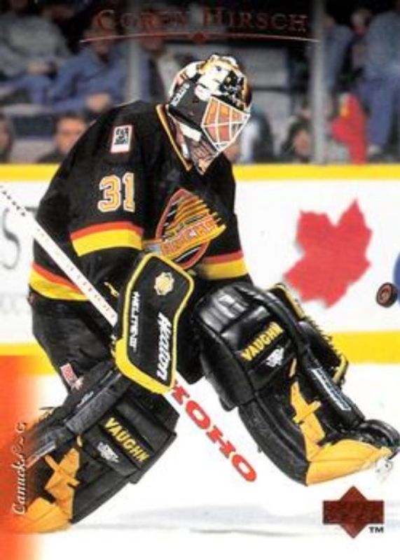 Corey Hirsch 1995 Upper Deck #405 Base RAW