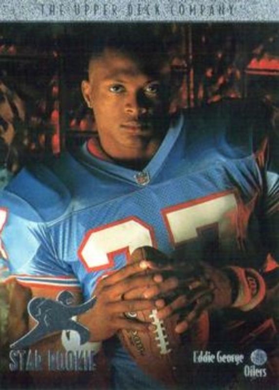 Eddie George 1996 Upper Deck #14 Base Rookie RAW