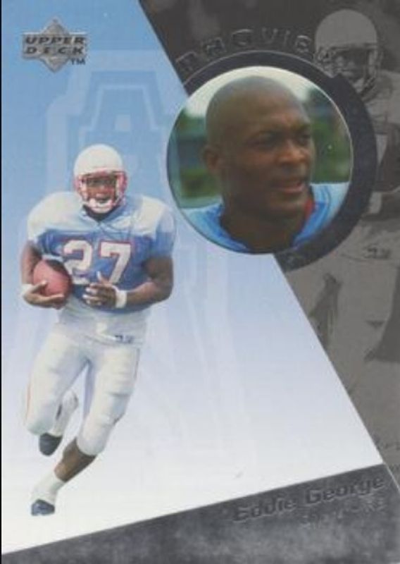Eddie George 1996 Upper Deck #PV27 Proview Silver Rookie RAW