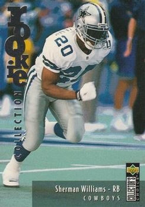 Sherman Williams 1995 Upper Deck Collector's Choice Update #U16 Silver Rookie RAW