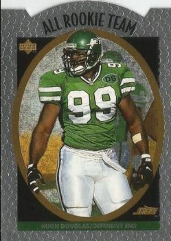 Hugh Douglas 1996 Upper Deck Silver Collection #AR14 All Rookie Team RAW