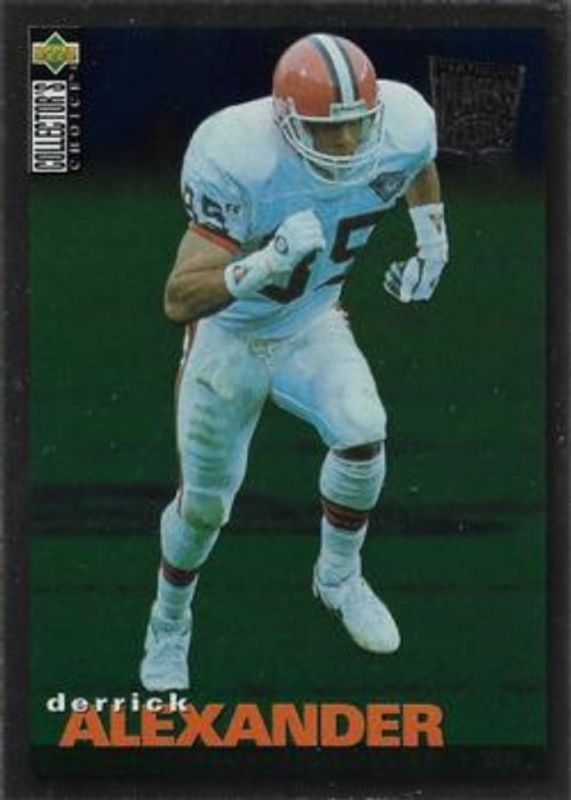 Derrick Alexander 1995 Upper Deck Collector's Choice #85 Platinum Player's Club RAW