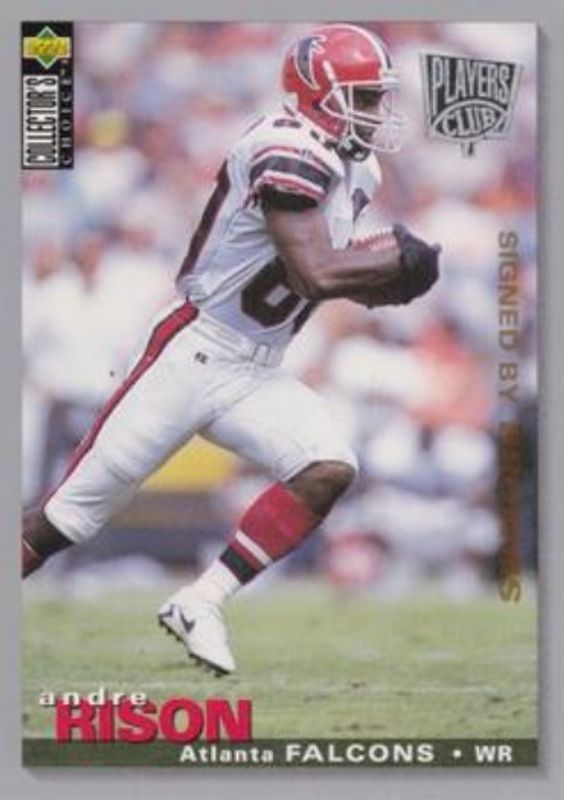 Andre Rison 1995 Upper Deck Collector's Choice #76b Player's Club RAW