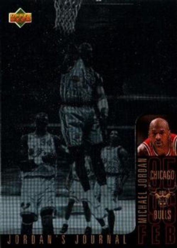 Michael Jordan 1996 Upper Deck Collector's Choice Italian #J4 Jordan's Journal RAW