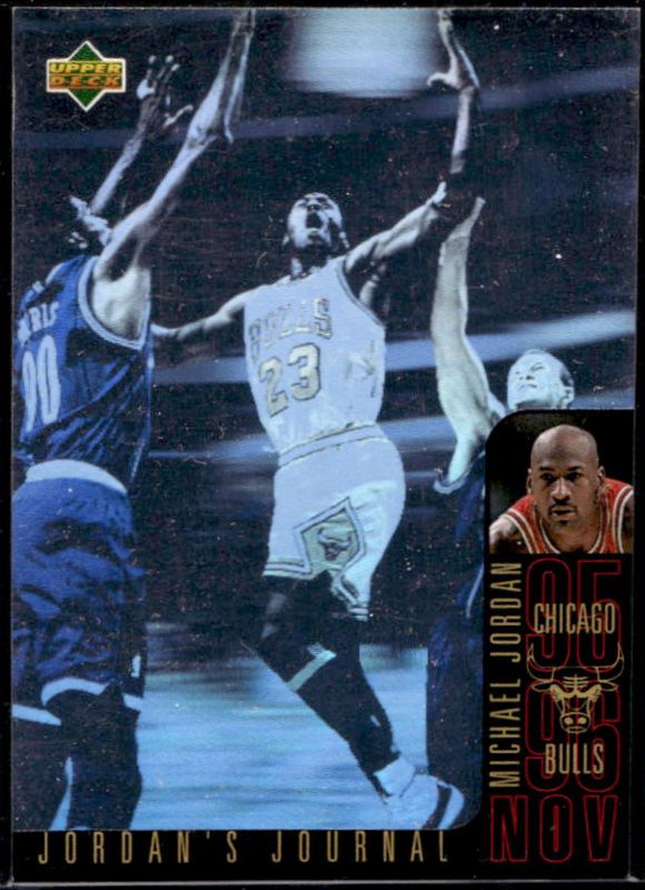 Michael Jordan 1996 Upper Deck Collector's Choice Italian #J1 Jordan's Journal RAW