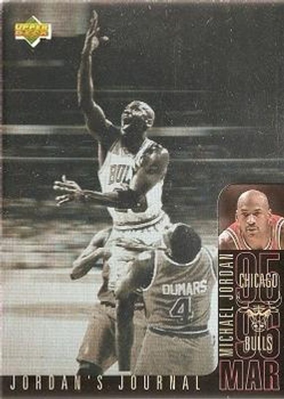 Michael Jordan 1996 Upper Deck Collector's Choice Italian #J5 Jordan's Journal RAW