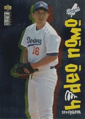 1996 Upper Deck Collector's Choice #1 Hideo Nomo Scrapbook