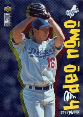 1996 Upper Deck Collector's Choice #4 Hideo Nomo Scrapbook